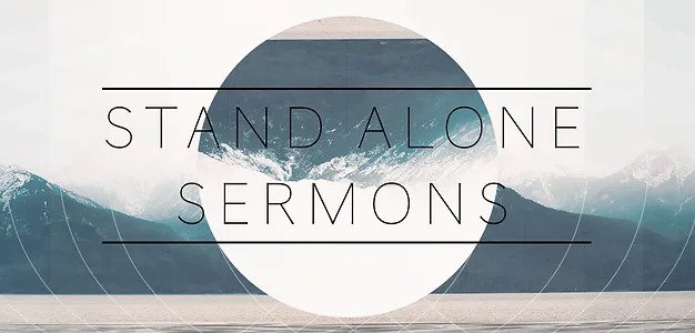 Stand Alone Sermon Cover